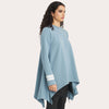 <span class="grassetto"> T-SHIRT </span> Asimmetrica in Felpina Celeste